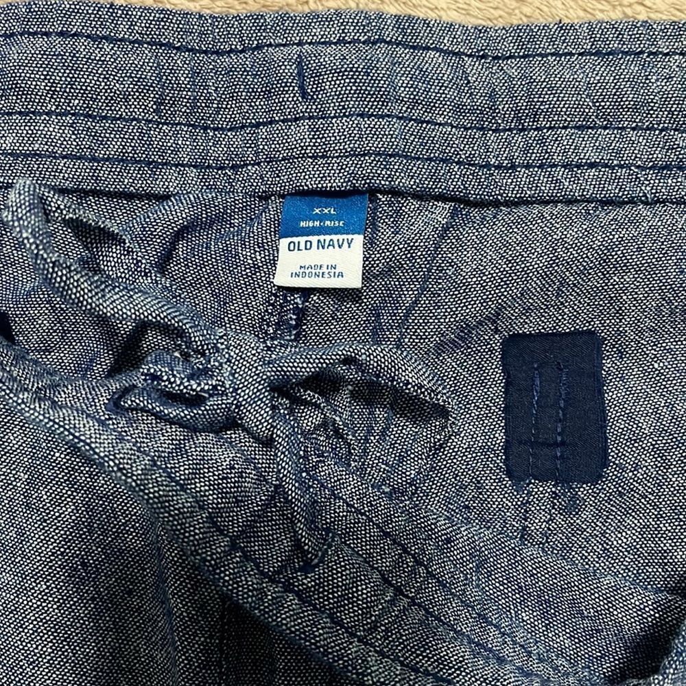 NWT- Old Navy - XXL, 2X & 3X. Linen Blend Short - Picture 7 of 9